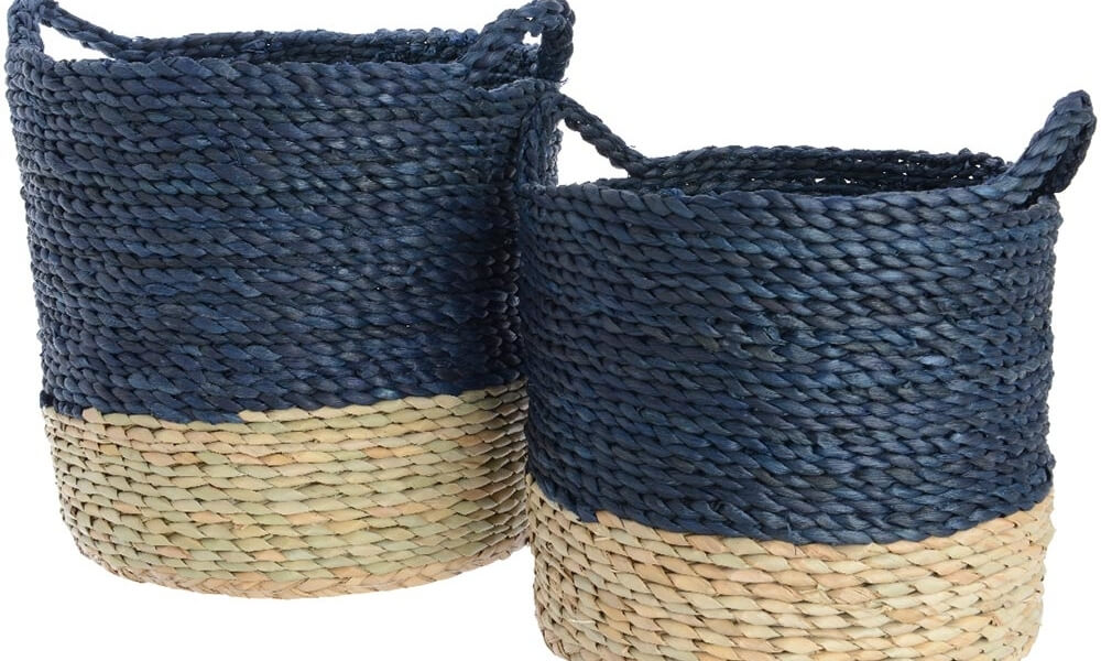 Cestos, el complemento perfecto para la decoración étnica