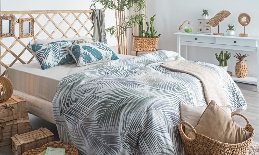 Dormitorio de decoración étnica