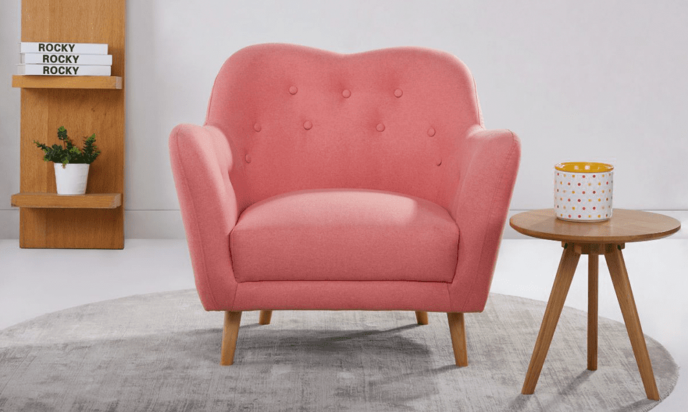 Sillón de tela BOO Ideas para regalar en San Valentín Sillón de tela BOO Ideas para regalar en San Valentín