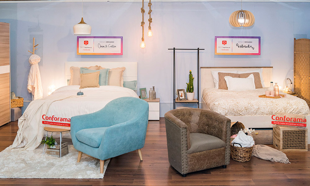Estoreta vs Denim&Cotton DecoExperiencia Conforama Dormitorio completo que se adapte a tu estilo