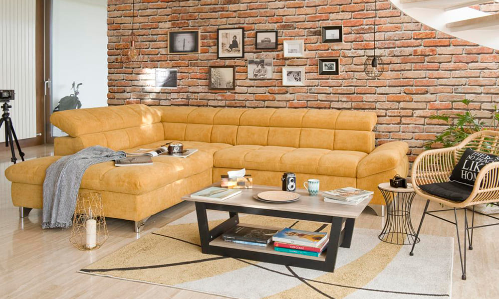 Si tienes mucho espacio en tu salón o sois muchos viviendo en casa, apuesta por una rinconera sofá salón