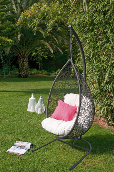 Ideas terraza pequeña: silla colgante ideas terraza pequeña