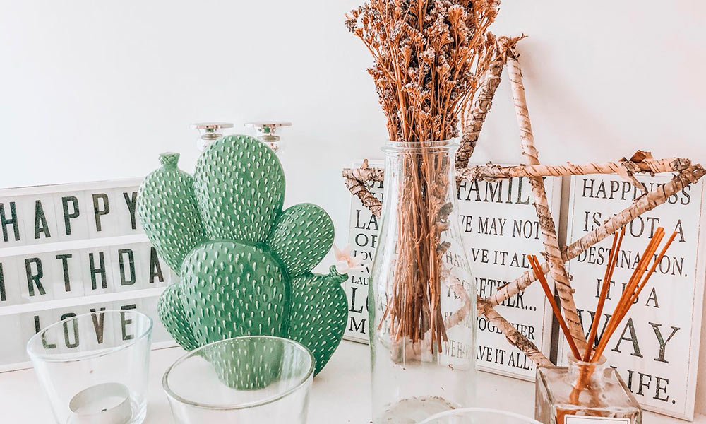 Cactus decoración verano Conforama decoración de verano