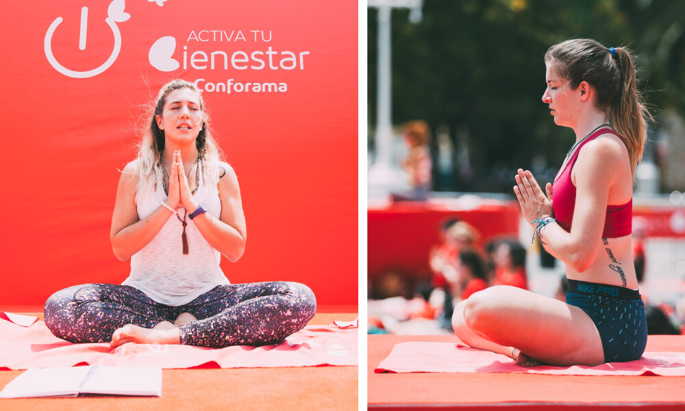 Postura del Zapatero Practica yoga en casa con Conforama practicar yoga en casa