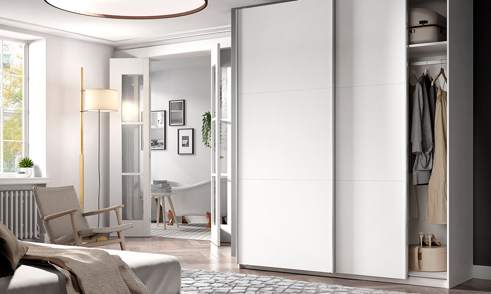 Armario 2 puertas correderas MÁLAGA de Conforama Armario 2 puertas correderas MÁLAGA de Conforama