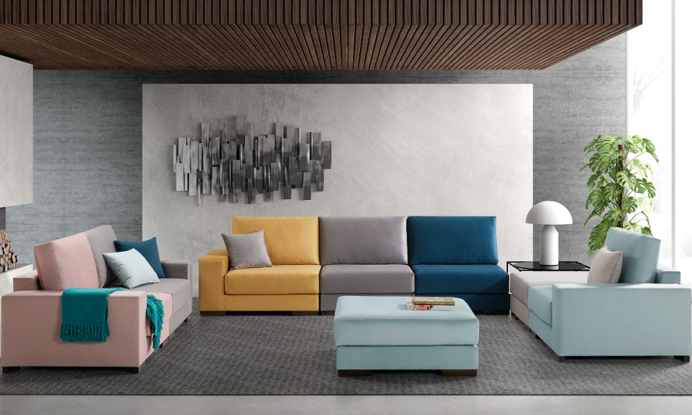 Sofá modular TUCAN Conforama Descubre qué colores van con tu personalidad