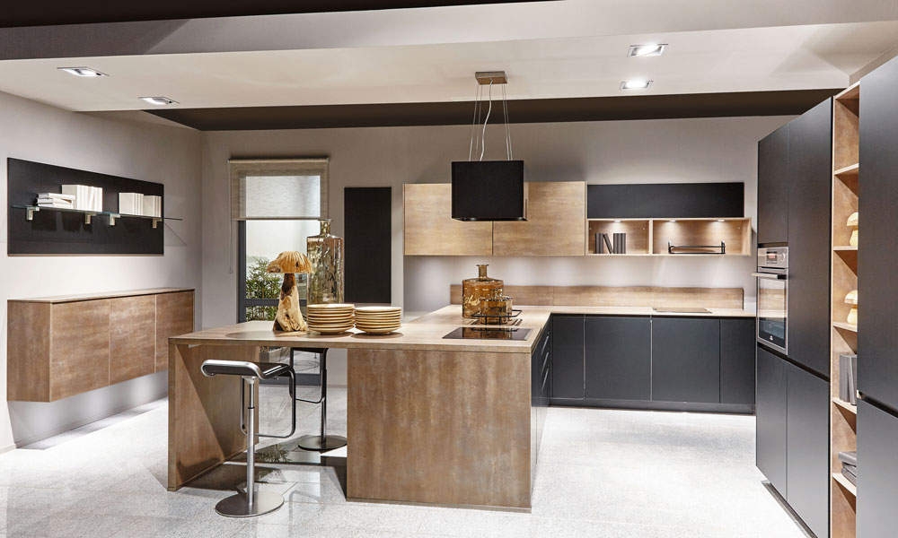Metal y madera como elementos estrella en el estilo industrial Cocina Conforama Metal y madera como elementos estrella en el estilo industrial Cocina Conforama