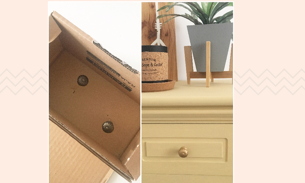 Como restaurar un mueble: pinta los tiradores en dorado para darle un aire actual Como restaurar un mueble