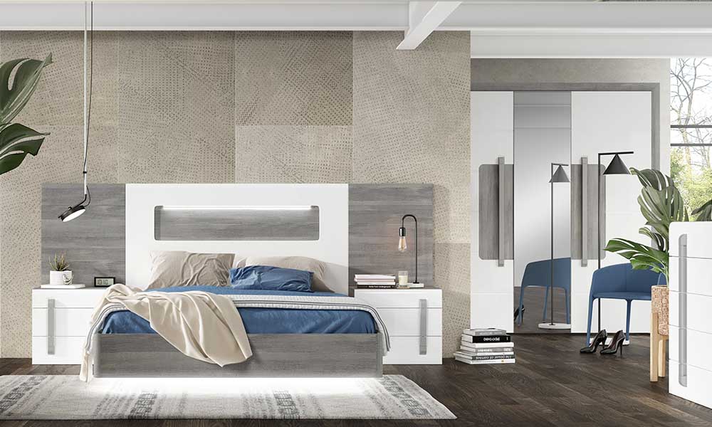 Cómo decorar habitaciones de matrimonio modernas, como el TIZZIANO