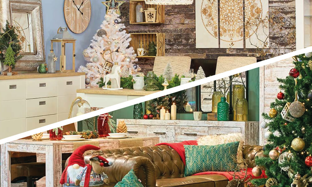 Decoración de Navidad en Conforama Clásica o escandinava Decoración de Navidad en Conforama Clásica o escandinava