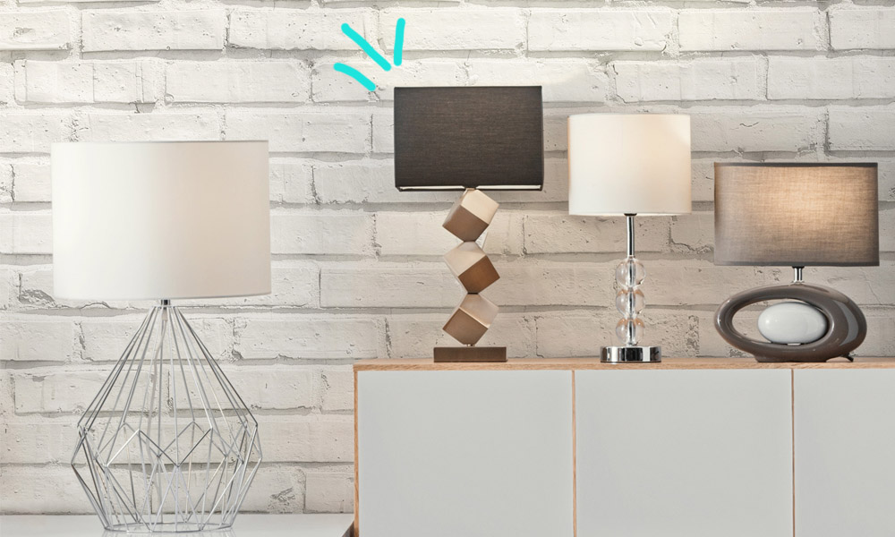 Lámpara de sobremesa CUBOS Conforama