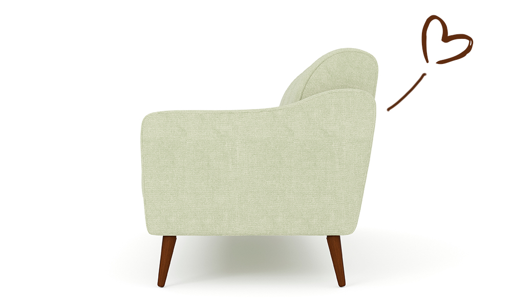 Diseño sofá detalle del sofá ZOLA de Conforama diseño sofá