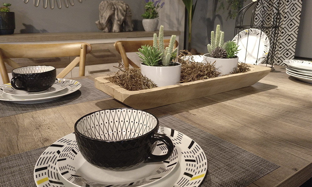 Centro de mesa WOODEN Conforama Centro de mesa WOODEN Conforama