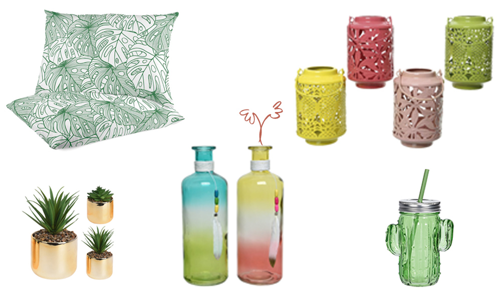 Objetos decorativos Conforama