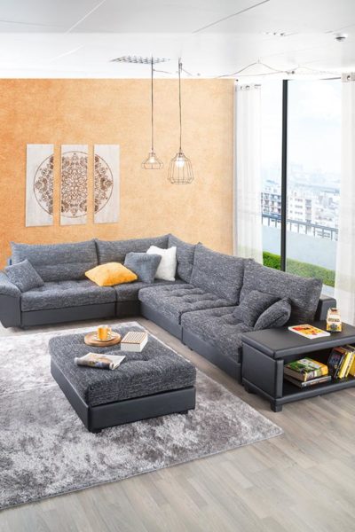 El sofá VERO DE 5 plazas es perfecto para separar espacios decoración áticos