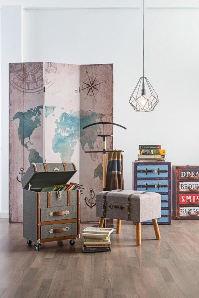 ¿Qué tendrán las maletas y los baúles para respirar ese aire tan vintage que enamora? decoración vintage