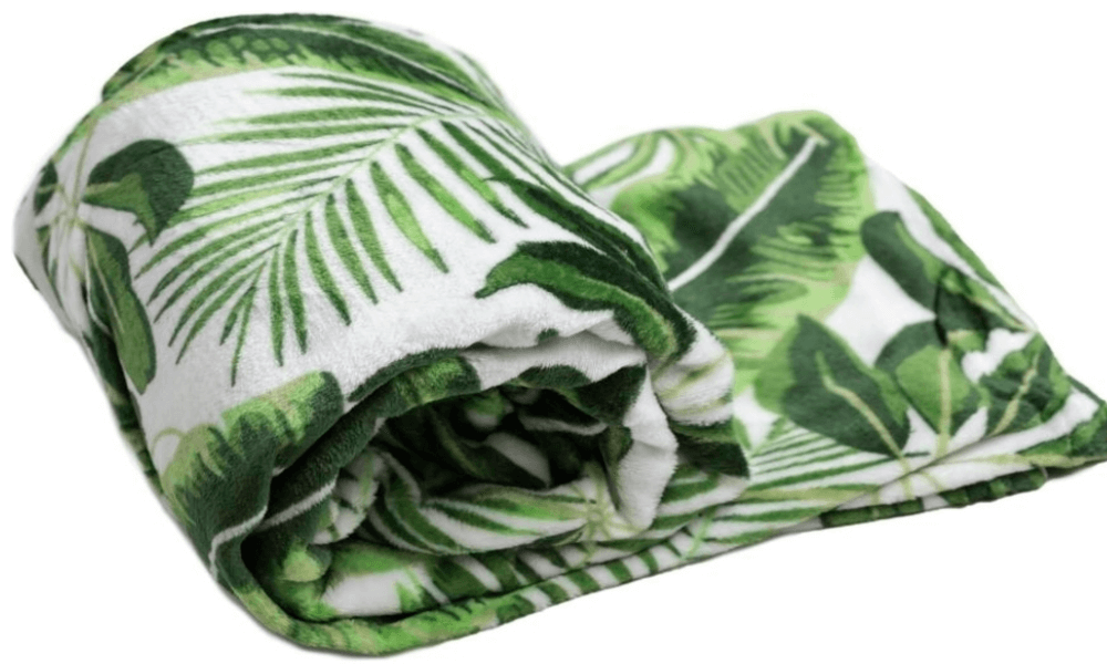 Manta 160x220 cm JUNGLA verde musgo