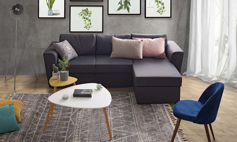 Chaise longue con cama CANNES salones con chaise longue