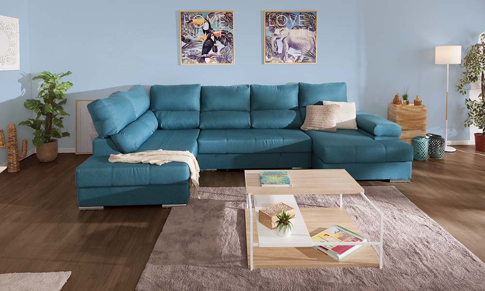 Rinconera convertible en cama CARLA salones con chaise longue