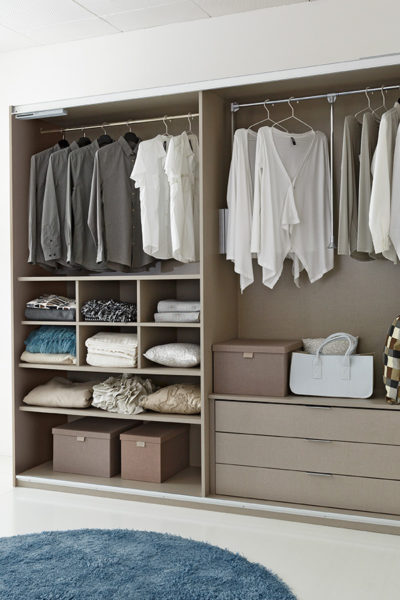 como organizar un armario de ropa