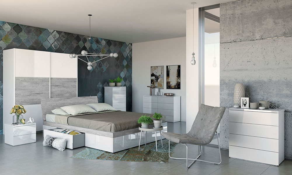 Si tu dormitorio tiene una base neutra, puedes darle fuerza con el resto de elementos. trucos decoracion