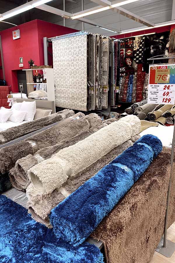 La mullida alfombra PANPAN aportará calidez a cualquier estancia rebajas de conforama
