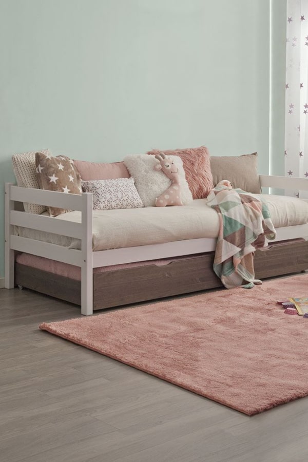 Cama ECO (90x190 cm) decoracion para habitaciones pequeñas juveniles