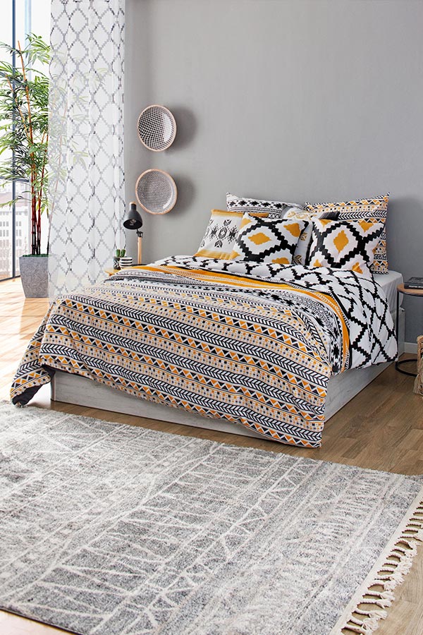 Con los colores vibrantes de la funda ENDAL conseguirás aportar personalidad a tu dormitorio decoración boho