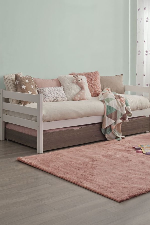 Cama ECO con estructura de pino macizo (90x190 cm) habitacion bebe recien nacido ideas decoracion