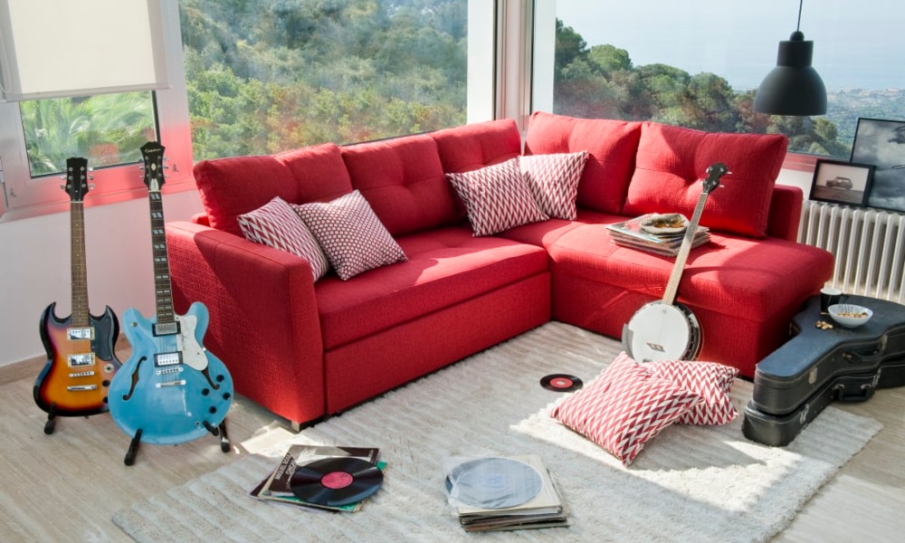 Rinconera ÓSCAR reversible con cama muebles de salón de diseño