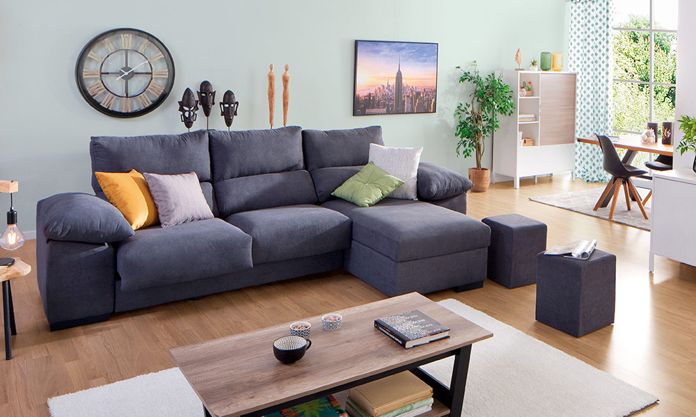 combinar muebles de distintos colores