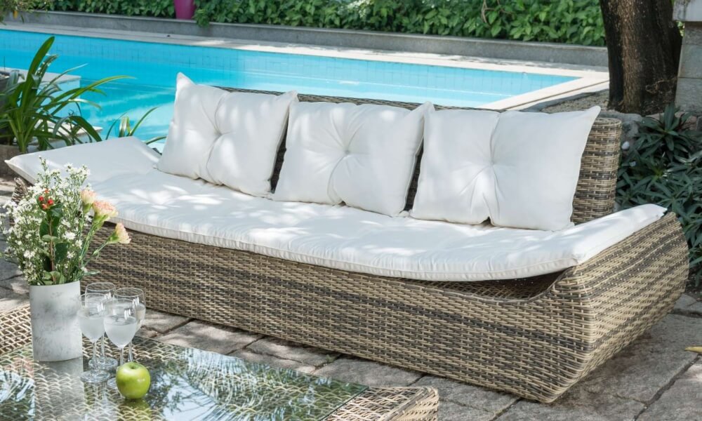 Sofa de 3 plazas para jardín con cojines los sofas mas comodos del mercado