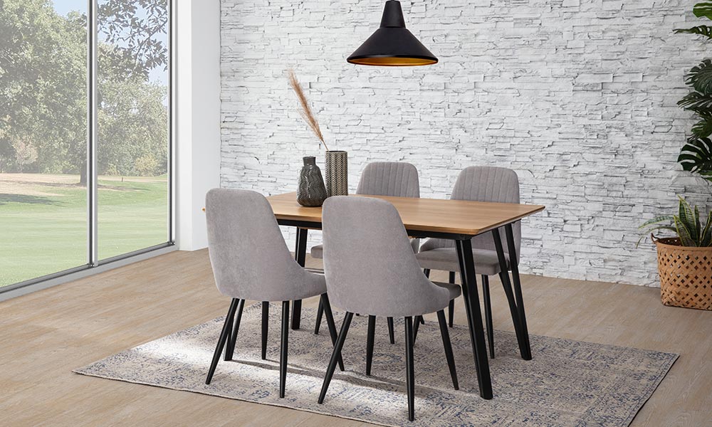 Si prefieres un estilo más clásico y funcional, la mesa extensible CANDI encajará en tu comedor a la perfección decoración loft
