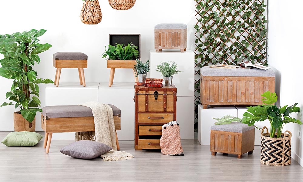 La decoración con elementos naturales crea un ambiente de tranquilidad muy agradable estilo mediterráneo