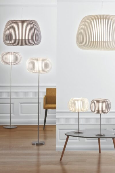 Suelos - Conforama lamparas de techo, pie y sobremesa como complementos decorativos de madera en suelos de bambu