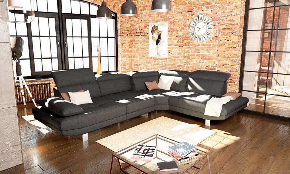 sofás - Conforama combinar sofa gris oscuro
