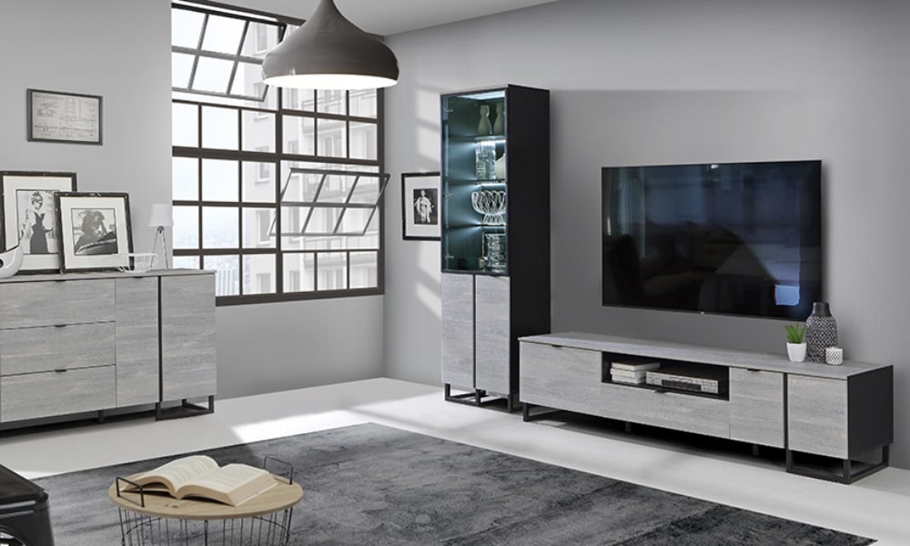 decoracion muebles oscuros
