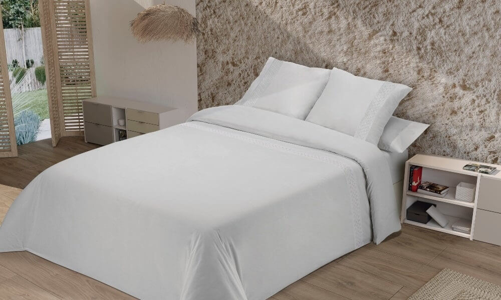 decoracion blanco y madera natural 