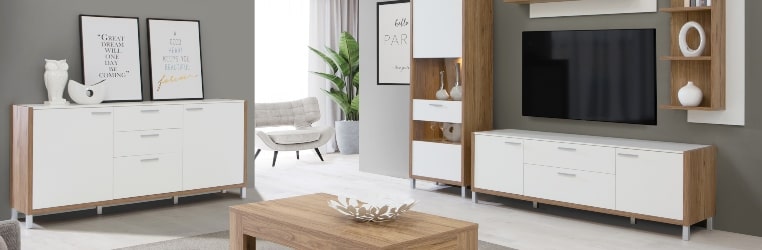 decoracion blanco y madera natural