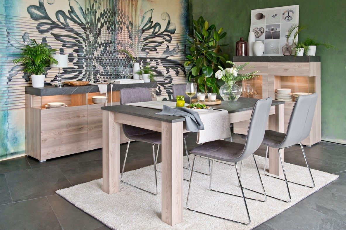 mesa comedor bicolor