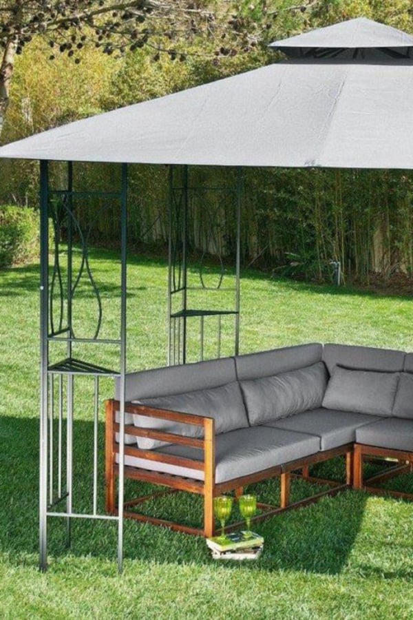 Qué techo poner en una pérgola de tela que techo poner en una pergola