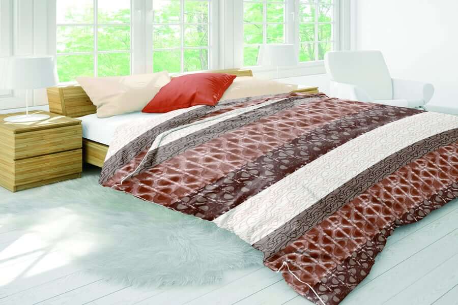 Textil de descanso con relleno de fibra hueca siliconada
