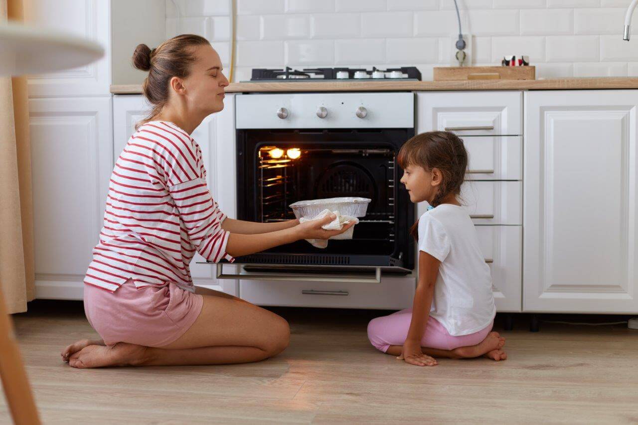 cocinando con horno